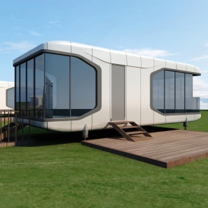 现代太空舱民宿小屋3D模型下载